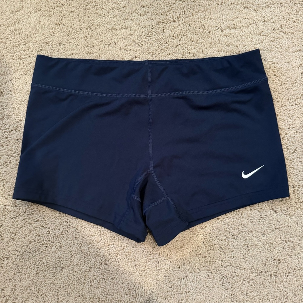 Nike Women's Navy Blue Shorts